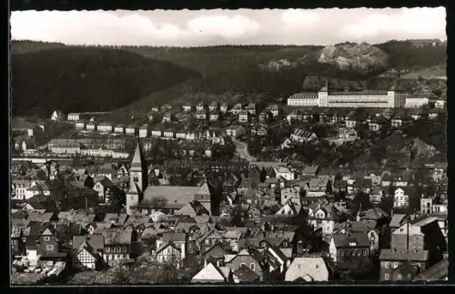 AK Siegen i. W., Teilansicht mit Jung-Stilling-Krankenhaus