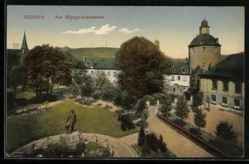 AK Siegen, Am Bismarckdenkmal