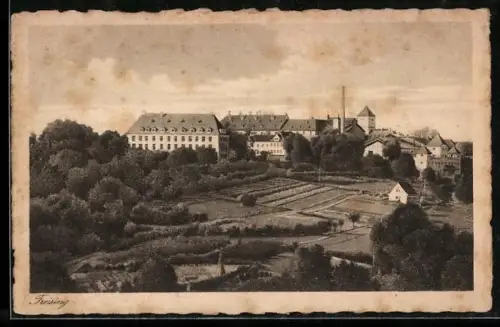 AK Freising, Hochschule für Landwirtschaft und Brauerei Weihenstephan aus der Vogelschau