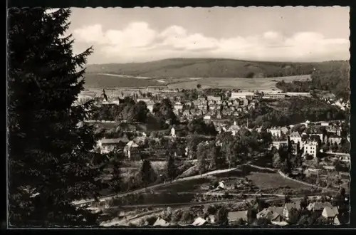 AK Siegen i. W., Blick zum Wellersberg, Ortsansicht