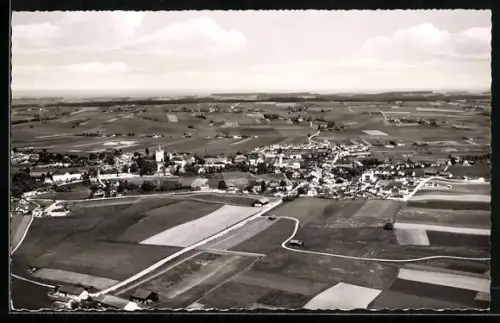 AK Haag /Obb., Ortsansicht, Luftaufnahme