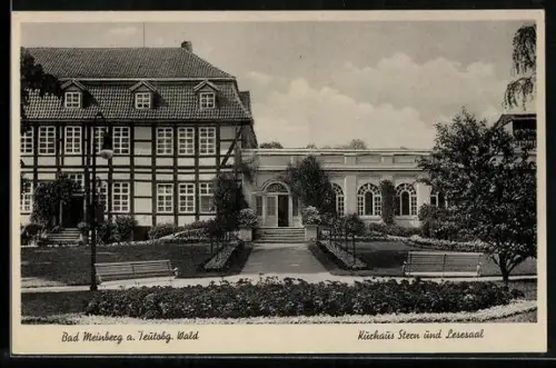 AK Bad Meinberg a. Teutobg. Wald, Kurhaus Stern und Lesesaal