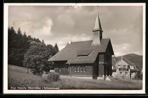 AK Ottenhöfen i. Schwarzwald, Evgl. Kapelle