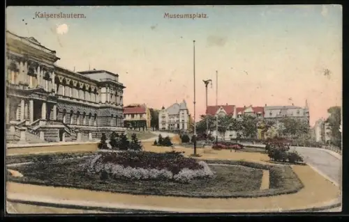 AK Kaiserslautern, Museumsplatz mit Anlagen