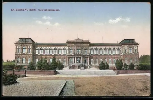 AK Kaiserslautern, Gewerbemuseum, Frontansicht
