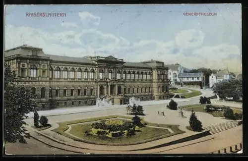 AK Kaiserslautern, Gewerbemuseum mit Nachbargebäuden