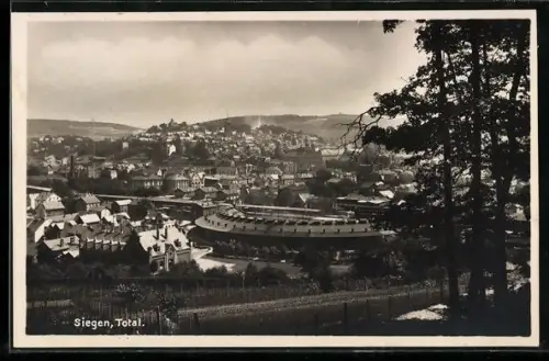 AK Siegen, Totalansicht der Stadt