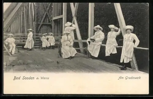 AK Bad Sooden a. Werra, Am Gradierwerk