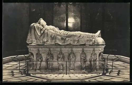 AK Wiesbaden, Grabdenkmal Grossfürstin Elisabeth von Russland in der Russischen Kirche auf dem Neroberg