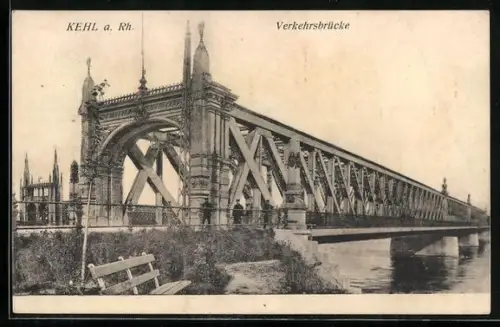 AK Kehl a. Rh., Verkehrsbrücke