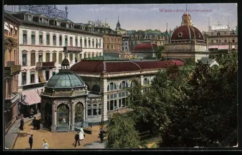 AK Wiesbaden, Kochbrunnen