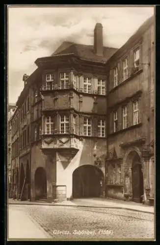 AK Görlitz, Schönhof aus dem Jahre 1526