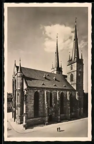 AK Saalfeld /Saale, St. Johanniskirche