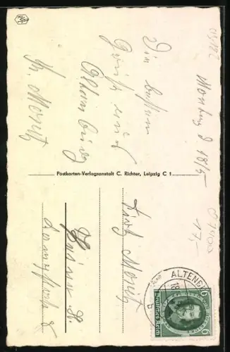 AK Altenburg /Thür., Rote Spitzen