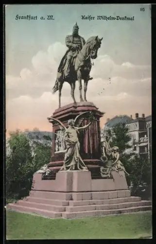 AK Frankfurt a. M., Kaiser Wilhelm-Denkmal