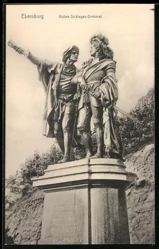 AK Ebernburg, Hutten-Sickingen-Denkmal