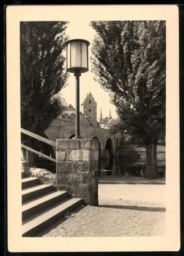 AK Saalfeld /Saale, Blick zum alten Saaletor