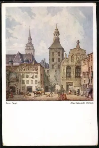 AK München, Altes Rathaus
