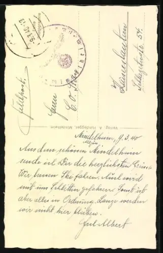 AK Mindelheim, Partie am Rathaus