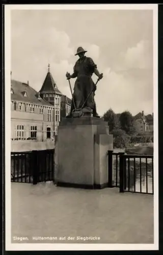 AK Siegen, Hüttenmann auf der Siegbrücke