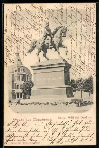 AK Osnabrück, Kaiser Wilhelm-Denkmal