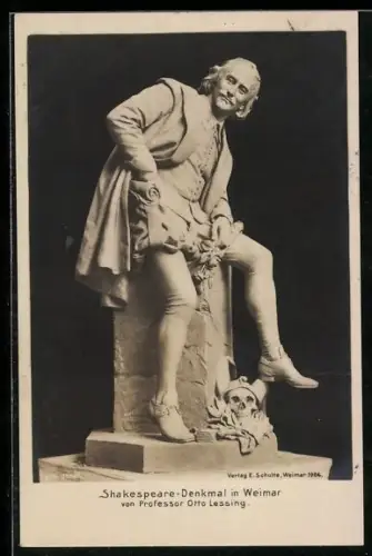 AK Weimar / Thüringen, Shakespeare-Denkmal von Professor Otto Lessing