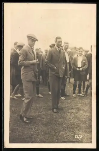 Foto-AK Prince of Wales and Duke of York 1924