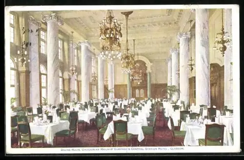 AK Glasgow, Dining Room, Caledonian Railway Companys Central Station Hotel