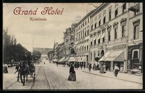 AK Oslo, Grand Hotel, Carl Johansgade