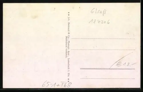 AK Lutterbach, Bahnhof und Sanatorium