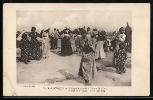 AK Salonique, Village Romani