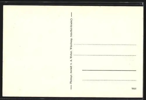 AK Igersheim, Ortsansicht, Ruine Neuhaus