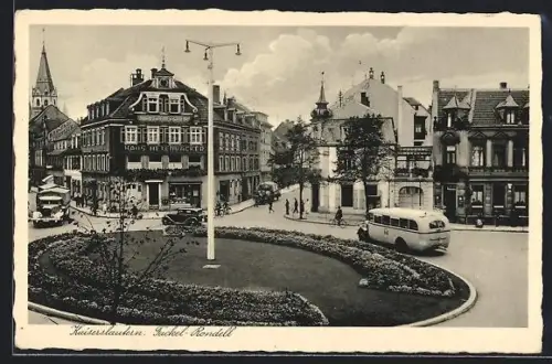 AK Kaiserslautern, Fackel-Rondell, Gaststätte Haus Bäcker-Mäcker