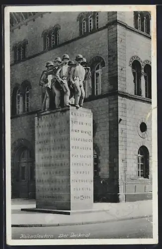 AK Kaiserslautern, Ortspartie am 23er Denkmal