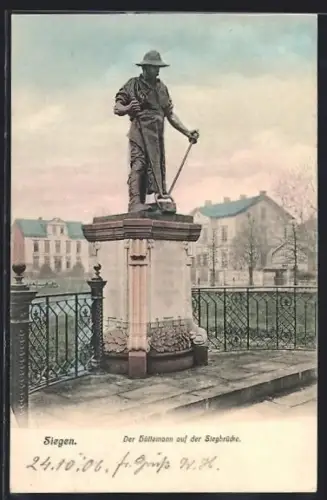 AK Siegen, Der Hüttemann auf der Siegbrücke