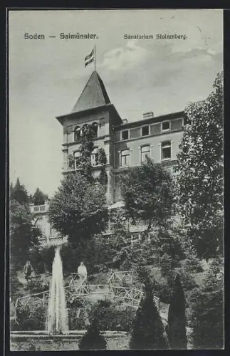 AK Soden-Salmünster, Hotel Sanatorium Stolzenberg