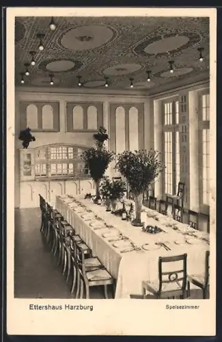 AK Bad Harzburg, Ettershaus, Speisezimmer