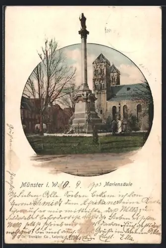 AK Münster i. W., Mariensäule