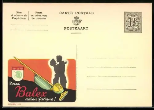 AK Reklame für Staubsauger von Balex