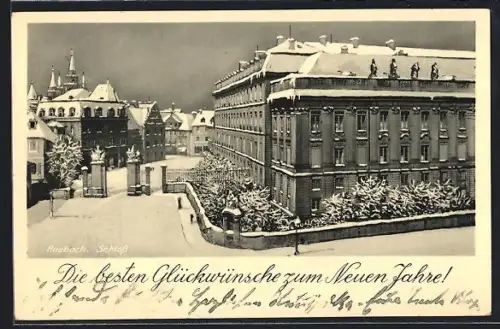 AK Ansbach, Das Schloss im Winter