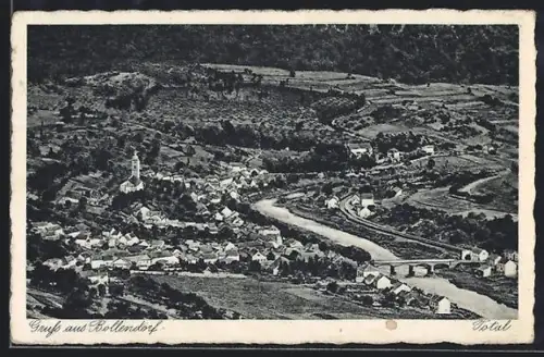 AK Bollendorf, Blick auf den Grenzort zwischen Deutschland und Luxemburg