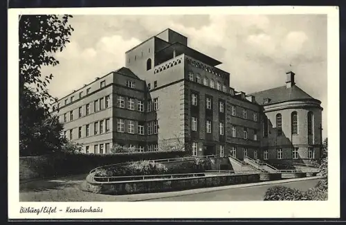 AK Bitburg /Eifel, Krankenhaus mit Einfahrt
