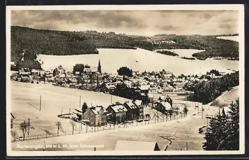 AK Furtwangen /Schwarzwald, Gesamtansicht im Winter