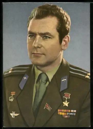 AK Kosmonaut Oberstleutnant G. S. Titow, Held der Sowjetunion, Raumfahrt