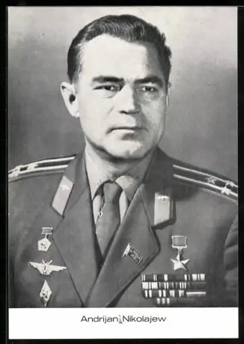AK Kosmonaut Andrijan Nikolajew, Held der Sowjetunion, Raumfahrt