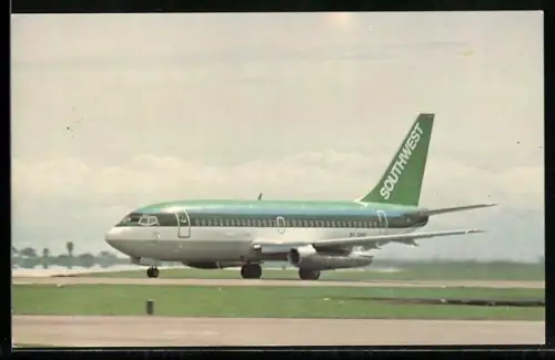 AK Flugzeug der Fluglinie Southwest Airlines, Boeing 737-200 EI-BEE