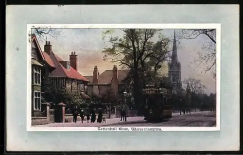 AK Wolverhampton, Tettenhall Road with a tram