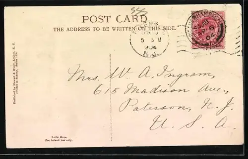 AK Wolverhampton, New Bridge with tram