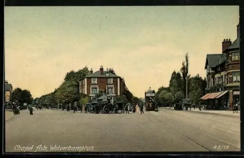 AK Wolverhampton, Chapel Ash with a tram
