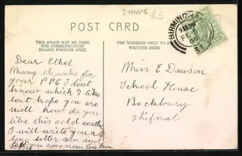 AK Wolverhampton, Queen Square with tram